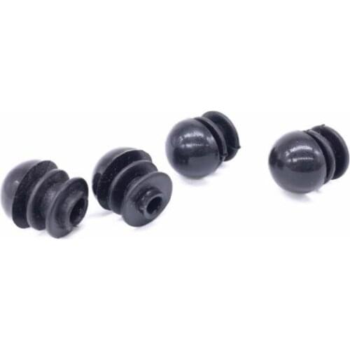 OD 12 mm tube Ball head round plastic plug ends,blanking tube circular insert ends chair leg pad cover tube outer