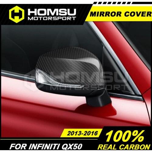 Carbon fiber Mirror cover for Infiniti QX50 2013-2016 Rear view mirror Cover for Infiniti QX50 2013-2016