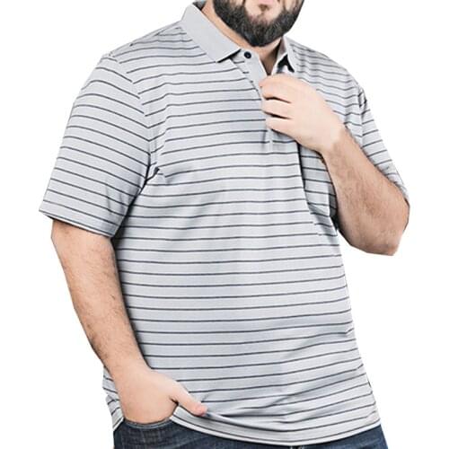 Summer Plus size polo shirt men 5XL 6XL 7XL 8XL bust 145cm Loose polo shirt 3 colors
