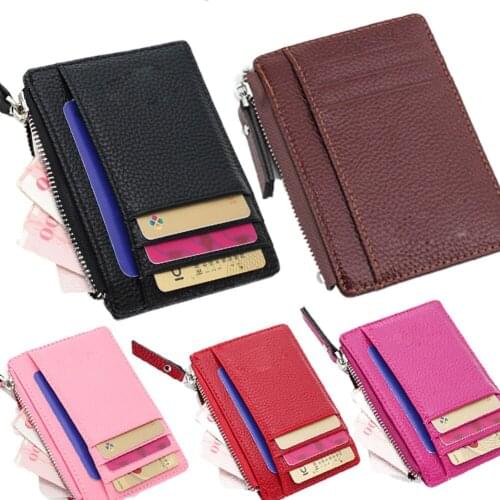 Hot New Vintage zipper Phone Purses Women Wallets Female Purse Leather Ladies Short Woman Wallet Card Clutch