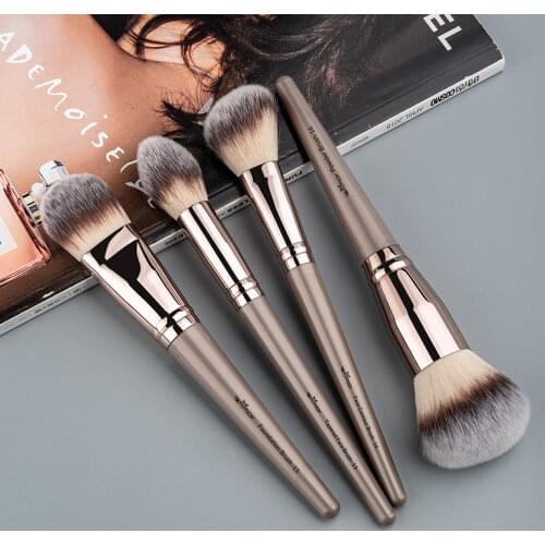 4Pcs Anmor Makeup Brush Set Powder Foundation Contour Synthetic Hair Make Up Brushes For Highlighter Quality Cosmetic Tool