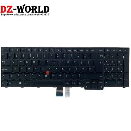 New Original UK English Keyboard for Lenovo Thinkpad E550 E550C E555 E560 E565 Laptop 00HN029 00HN103 00HN066
