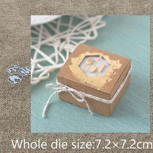 New Design Craft Metal Cutting Dies 3pcs hexagon frame decoration scrapbook die cuts Album Paper Card Craft Embossing die cuts