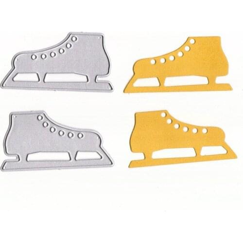 PANFELOU Roller skates Scrapbooking DIY Halloween Embossing mould card paper die stencils punch Metal cuts dies cutting
