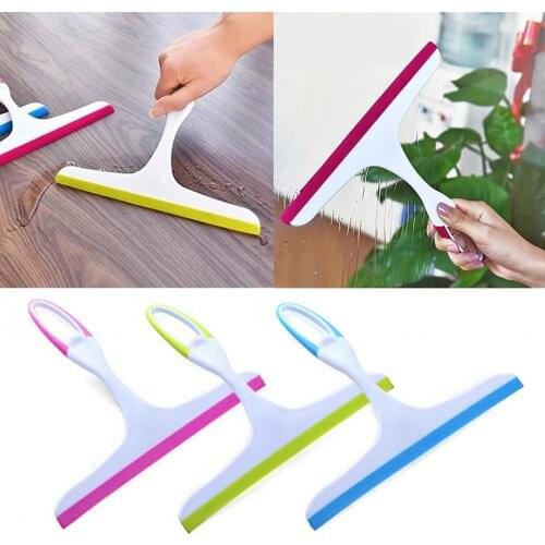 Practical Soft Glass Scraper Wiper Window Brush Cleaner Car Window Washing Kitchen Bathroom cleaning Multipurpose Tools