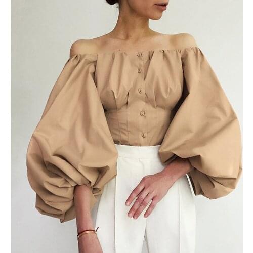 SUN FOR YOU Women's Ruffle Shirts