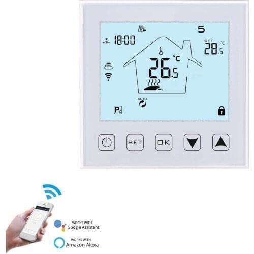 Smart Wifi Heating Thermostats Digital LCD Screen Display Thermostat Used For Room Heating System