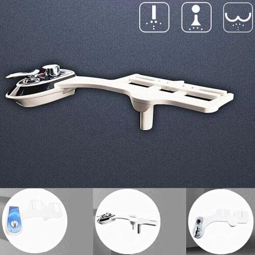 ABS Smart Toilet Seat Bidet,Bidet Shower Female private parts,No electricity Bidet nozzle spray clean woman Buttocks Ass flusher