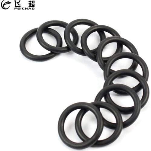 10Pcs O Ring Gasket Oil Resistant Waterproof Flexible Silicone Rubber / EPDM Seal Washers Black for Diving Photograph Adapter