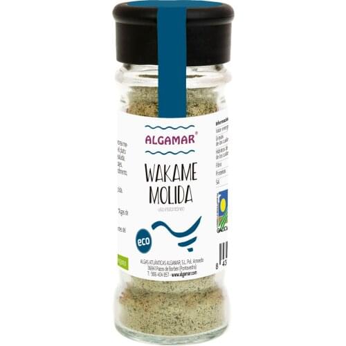 Ground Wakame Alga, in glass jar spice 70 g BIO