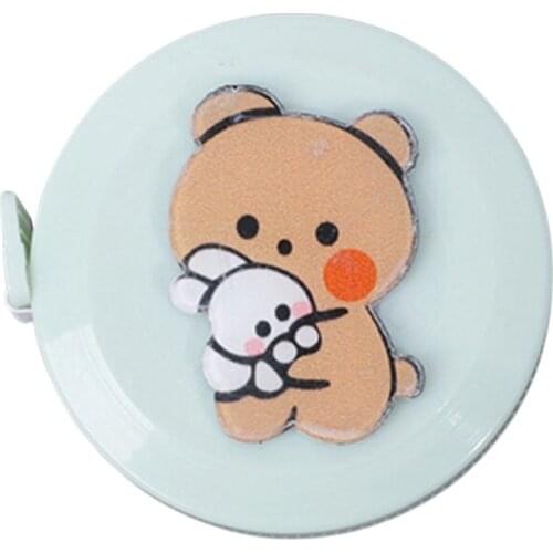 Retractable Tape Measure Flexible and Durable Ruler, Soft Retractable Tape Measure ,Mini Pocket Size Measuring Tool