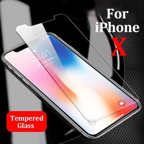 Tempered Glass For iPhone X Display Protective iphonex Screen Protector iphone10 Screenprotector ifone 10 Armor aifon xs Safety