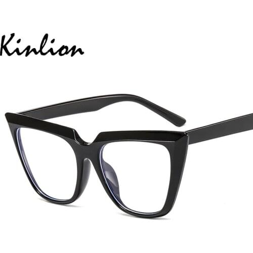 Kinlion Retro Blue Light Blocking Cat Eye Women Glasses Frame Fashion Classic Anti Blue Ray Computer Glasses for Men Gafas 2020