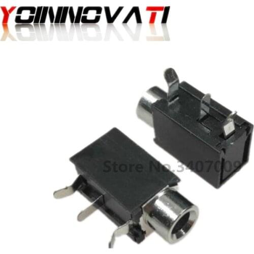 100 Pc/lot PJ316 Female Audio Connector 3 Pin DIP Headphone Jack Socket PJ-316