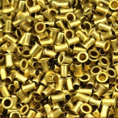30PCS-M4*3/4/5/6/7/8/10/12 GB876 Hollow Copper Rivets / Rivet /Copper Chicken Rivets High Quality