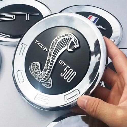 3D Car Trunk Rear Shelby GT500 Roush Laguna Seca Logo Emblem Decor Sticker For Ford Mustang Tailgate Exterior Accessories