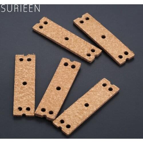 5 Pcs Hunting Microfiber Leather Slingshot Pouches Pouch For Outdoor Shooting Catapults Sling Shots Bow Replacements 55*15mm