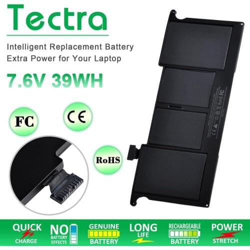 Tectra 7.6V Laptop Battery A1406/A1495 for Apple MacBook Air 11" A1370 Mid 2011 & A1465 (2012-2015) Repace A1406 A1495 Battery
