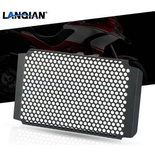 Motorcycle Aluminum Oil cooler Guard Grill For Ducati Multistrada 1200 S Pikes Peak Multistrada 1200 S Touring Multistrada 1200