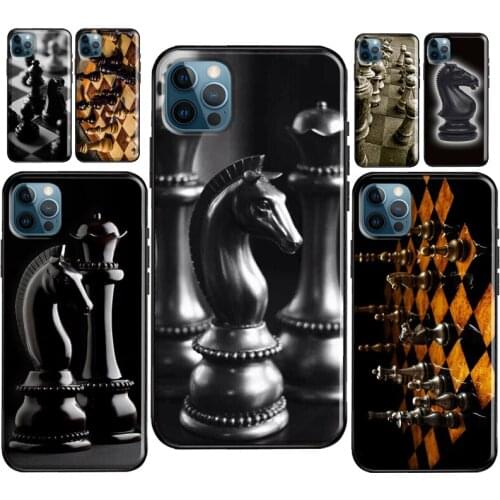 Chess Board Dark Horse For iPhone 12 mini Pro Max Case For iPhone 11 Pro Max SE 2020 XR X XS 6S 7 8 Plus Cover