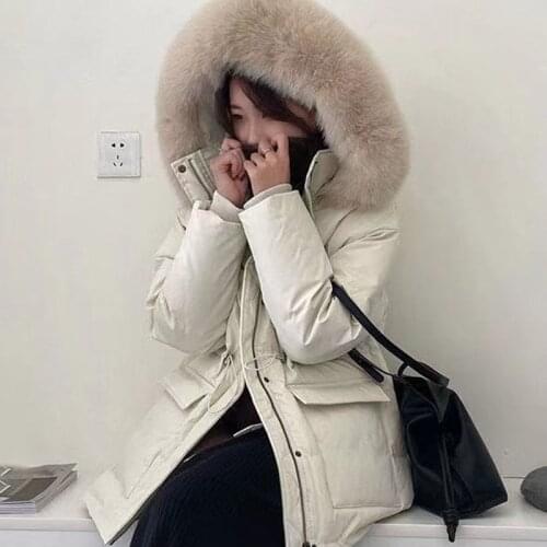 Lucyever Women's Parkas With Fur