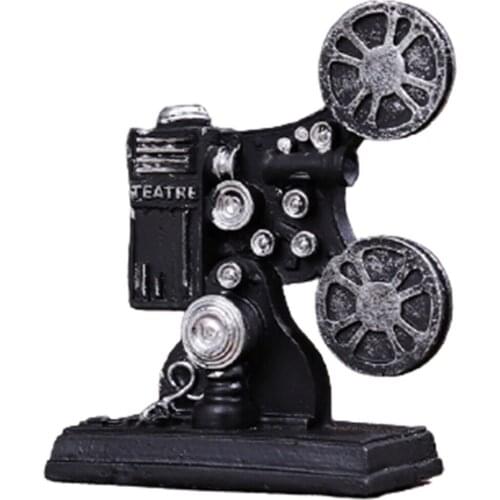 Resin Small Ornaments Retro Nostalgic Camera Phonograph Mini Home Living Room Wine Cabinet Decoration Photo Furnishings XHC88