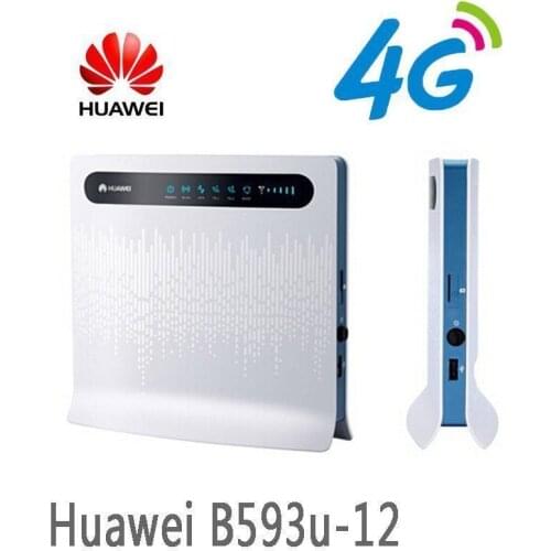Huawei B593u-12 4G LTE Router + A pair of B593 antenna