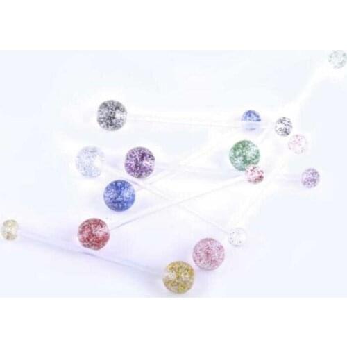 Fashion Hot Sexy Double Zircon Anti Allergy Simple Lounger Titanium Earrings Ear Nail Belly Button Rings Navel Piercing