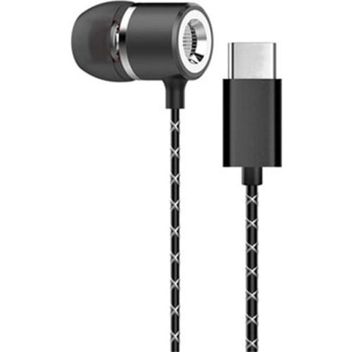 USB Type C Earbud Hand Free call Extra Bass Noise Cancelling In-Ear Earphone