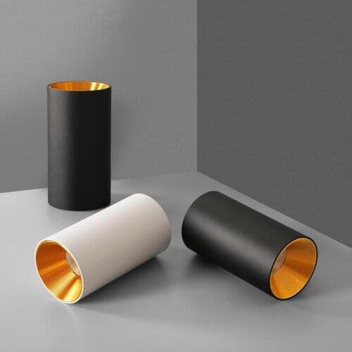 New CREE LED Downlight 12W 15W Dimmable Surface Mounted COB Ceiling Lamps Spot Light AC85-265V Free shipping 16pcs/lot