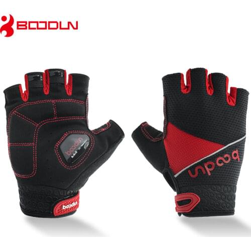 Boodun Summer Weight Lifting Half Finger Gloves Women Men Gym Dumbbell Exercise Sports Training Gloves Antislip Breathable Glove