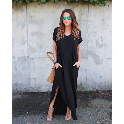 QIWN Flared Summer Dresses