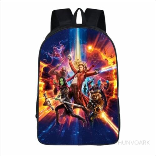 11/13/16 Inch cartoon Guardians of the Galaxy Backpack For Teenagers Boys Girls School Bags Kids Student Backpacks