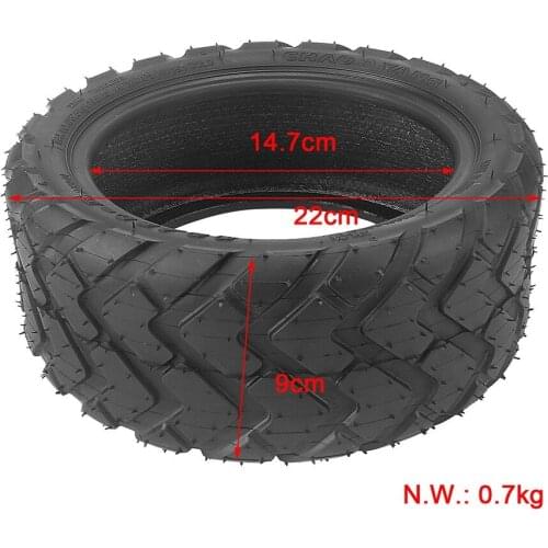 Kick Scooter Vacuum Tires Thickened Widened 10X3.0-6 80 60-6 Tubeless Tyre For Zero 10x Electric Scooter Parts Accessories