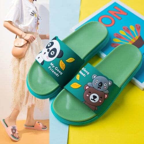 Slippers Women Household Indoor Mute Cartoon Cute Wear-resistant Bathroom Slippers Men Slippers Shoes for Men