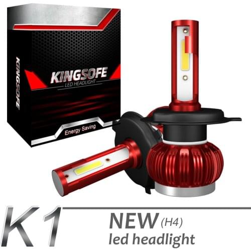 2pcs K1 H4 / HB2 / 9003 72W 8000LM IP68 6000K White COB LED Headlight Kit Waterproof for Car / Truck / SUV / RV 2021