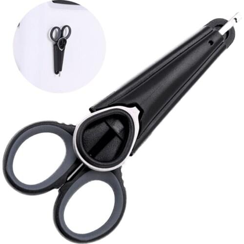 3 In 1 Fishing Scissors Stainless Steel Corrosion-resistant and Durable Multifunction Scissors with Decoupling Device J2Y