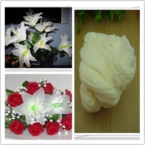 Free shipping 47 colors mix shipping or only one color ship stocking flowers/nylon flower /silk flower making/ DIY flowers craft