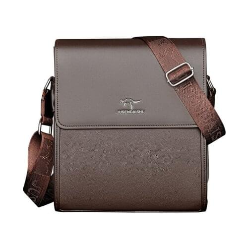 2020 New Arrival Business Men Messenger Bags Vintage Leather Crossbody Shoulder Bag for Male Brand Casual Man Handbags Soft PU