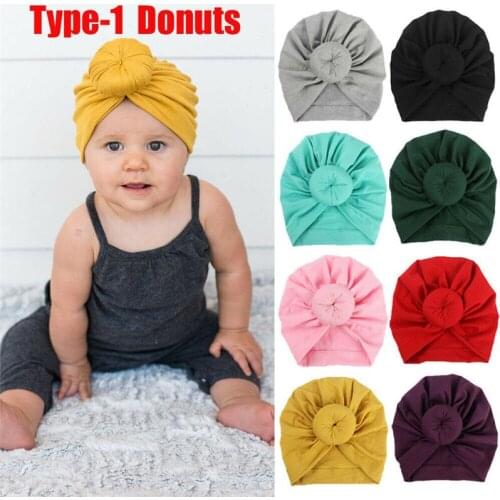 Infant Baby Turban Toddler Kids Boy Girl Cotton Blends Hat Lovely Soft Hat Creative Fashionable Casual
