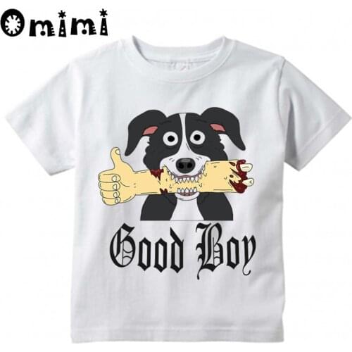 Childrens Mr. Pickles Design T Shirt Kids Great Casual Short Sleeve Tops Boys and Girls Funny Dogs T-Shirt