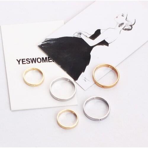 DIY handmade jewelry accessories earrings earrings silver copper minimalist geometric Circular Earrings Jewelry Pendant material