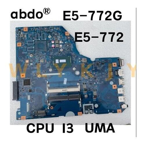 For Acer ASPIRE E5-772 E5-772G laptop motherboard 14276-1M motherboard 448.04X08.001 CPU I3 UMA DDR3L has been 100% tested