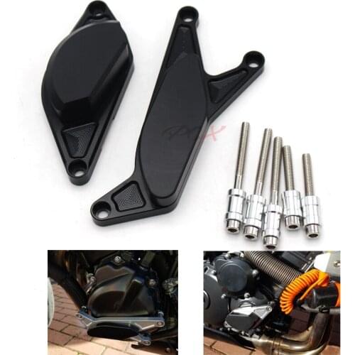 For SUZUKI GSR750 GSR 750 2012 2013 2014 CNC aluminum +POM Full Set Engine Crash Pads Frame Sliders Protector