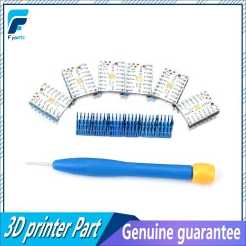 100pc TMC2208 v1.2 Stepping Motor Mute Driver Stepstick Power Tube Built-in Driver Current 1.4A Peak Current 2A Replace TMC2100