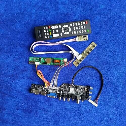 DIY KIT Digital Signal DVB 1280*800 For LTD154EX0C/LTD154EX0S LCD display drive board 30-Pin LVDS USB VGA HDMI-compatible 1-CCFL