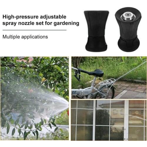 Watering Garden Nozzle Hose Nozzle Adjustable Nozzle Water Lawn Hose Garden High Pressure Sprayer