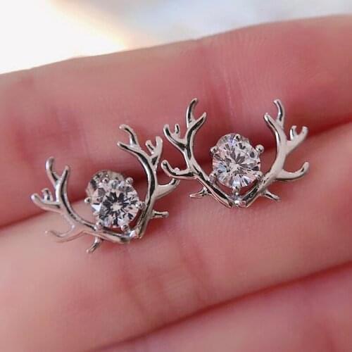 CoLife Jewelry D Color Moissanite Earrings for Young Girl 2 Pieces 0.5ct Moissanite Stud Earrings 925 Silver Moissanite Jewelry