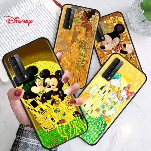 Silicone Cover Kiss By Disney Mouse For Huawei Y9S Y6S Y8S Y9A Y7A Y8P Y7P Y5P Y6P Y7 Y6 Y5 Pro Prime 2020 2019 Phone Case
