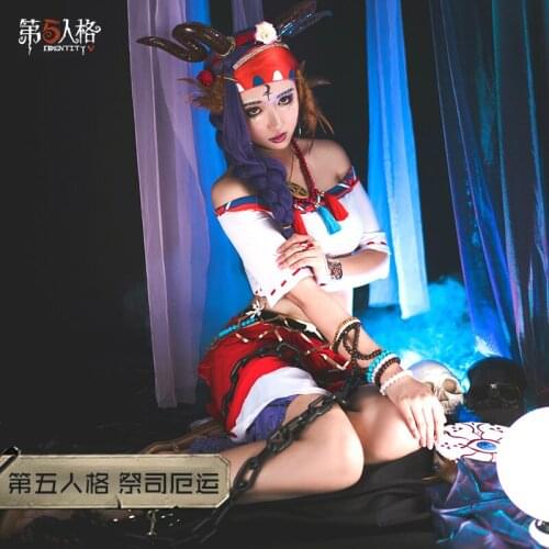 Game Identity V Cosplay Costume Fiona Gilman Cosplay Priest New Skin Adversity Women Girls Outfit Halloween Carnival Costumes